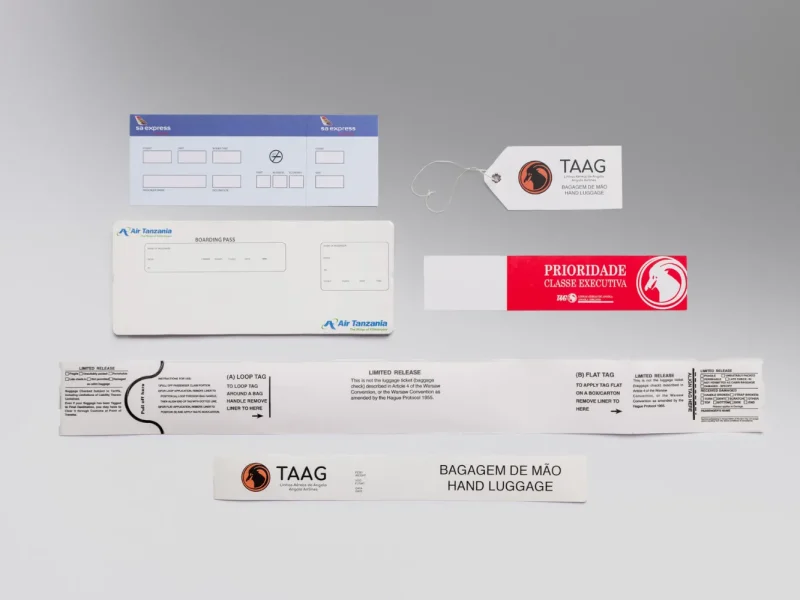 Airport documentation_ Boarding passes and baggage tags