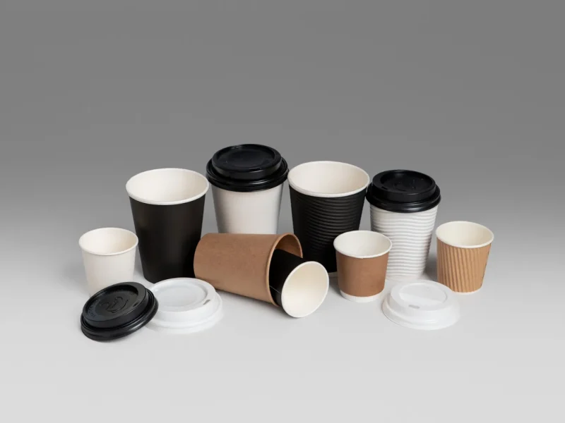 Cups_ Assorted paper single_double wall and ripple cups Cups_ Assorted paper single_double wall and ripple cups