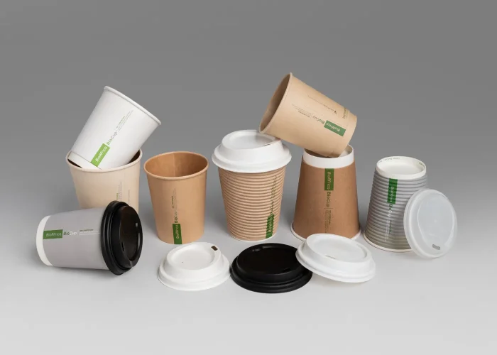 Cups_ Bio and Bamboo cups with sugarcane_CPLA lids Cups_ Bio and Bamboo cups with sugarcane_CPLA lids