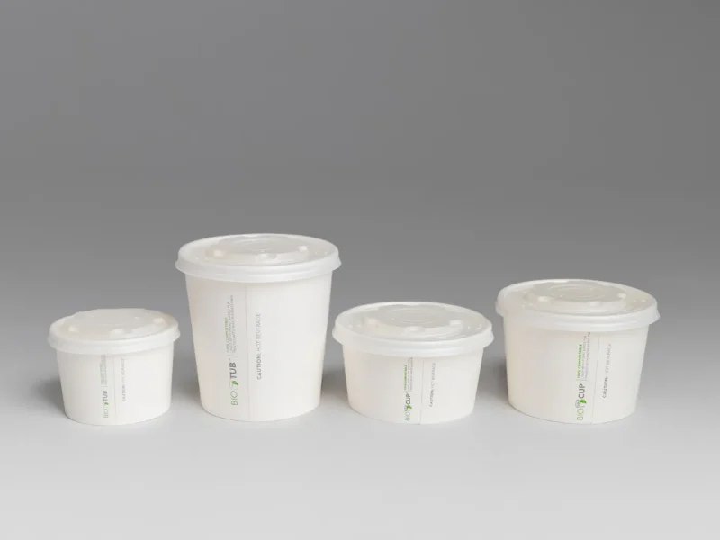 Food Packaging_ Bio Tubs with CPLA lids