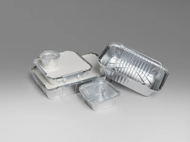 Food packaging_ Assorted foil containers