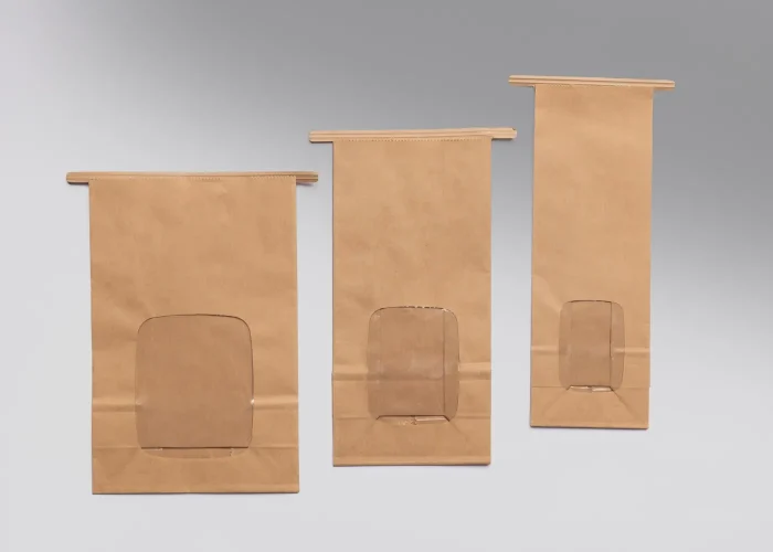 Pouches_ Paper kraft pouch with foldable tie seal